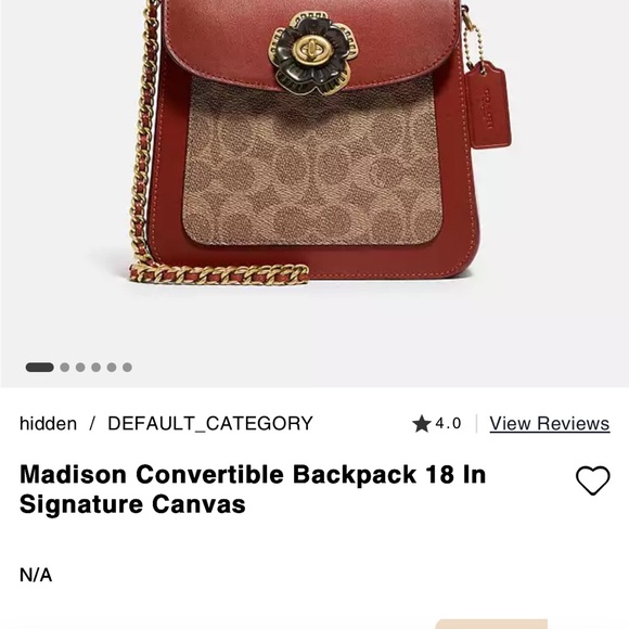 Coach Tan and Brown Crossbody Bag with Gold Accents - Picture 11 of 12